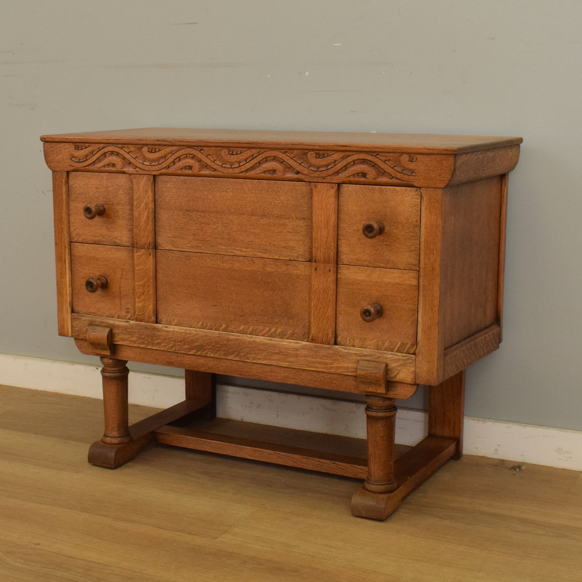 Oak Two-Drawer Chest