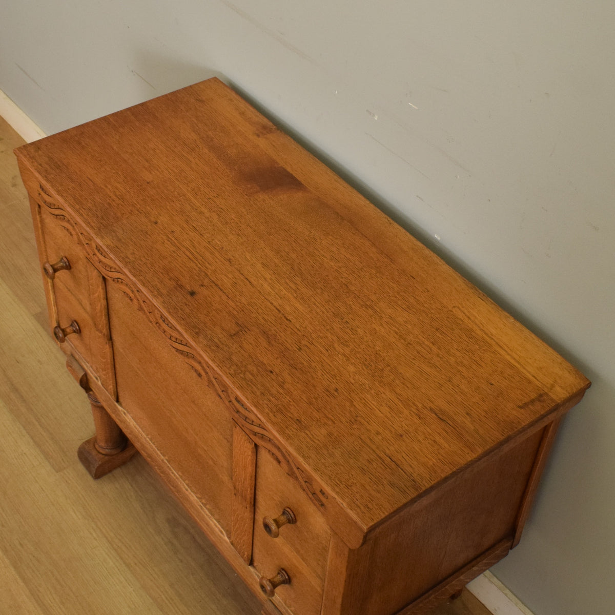 Oak Two-Drawer Chest