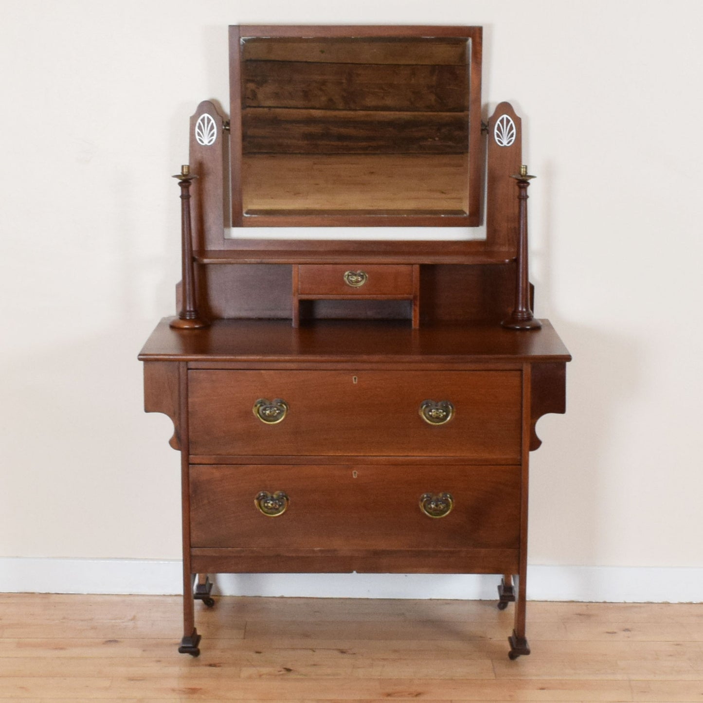 Inlaid Mahogany Dressing Table