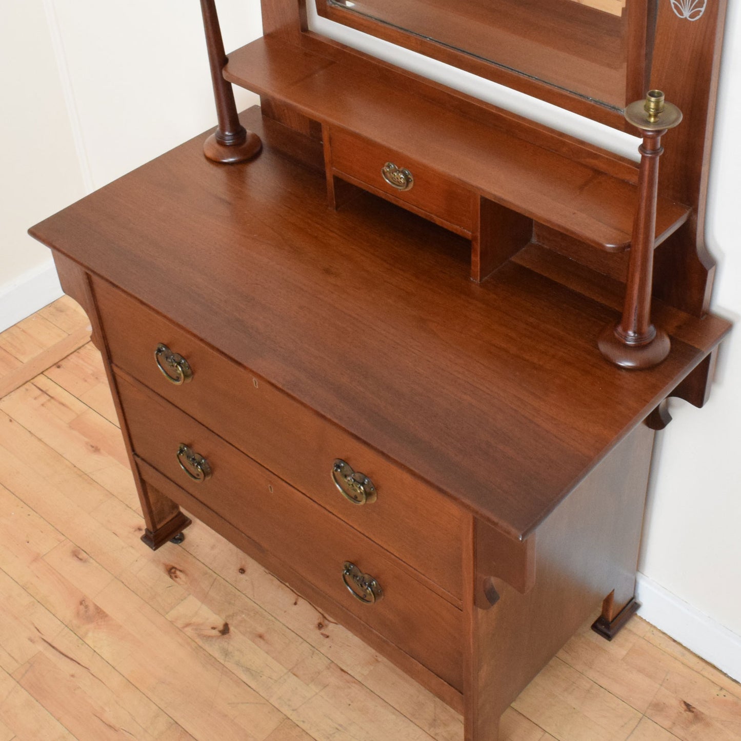 Inlaid Mahogany Dressing Table