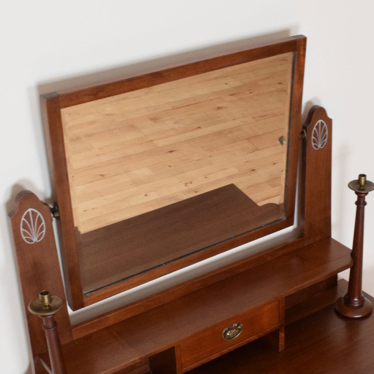 Inlaid Mahogany Dressing Table