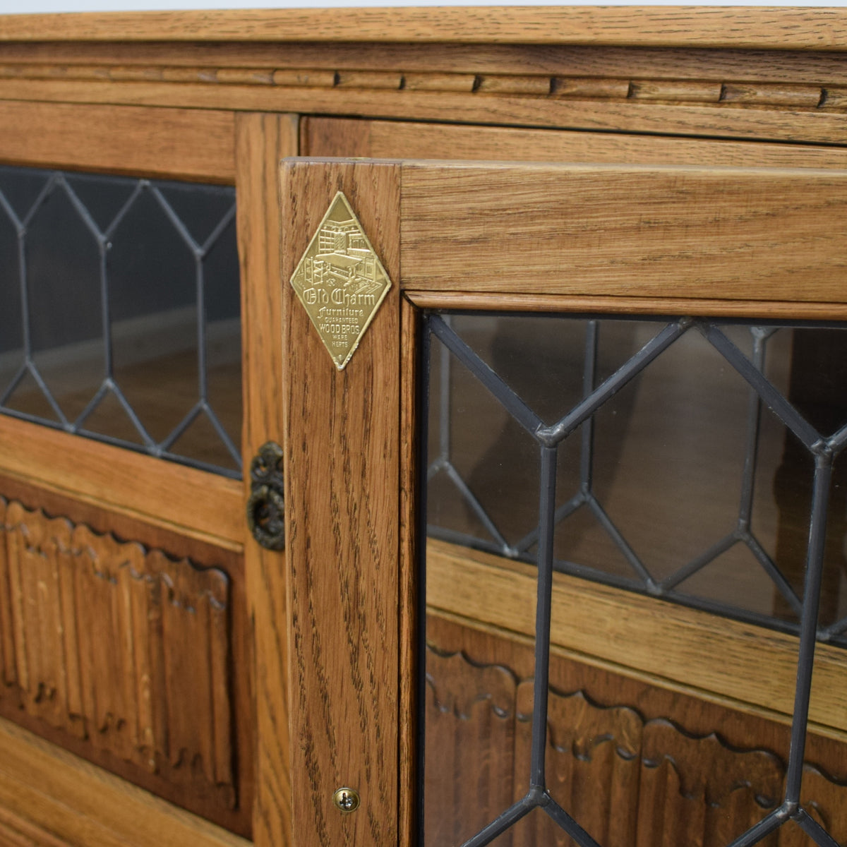 Restored Old Charm Media Cabinet
