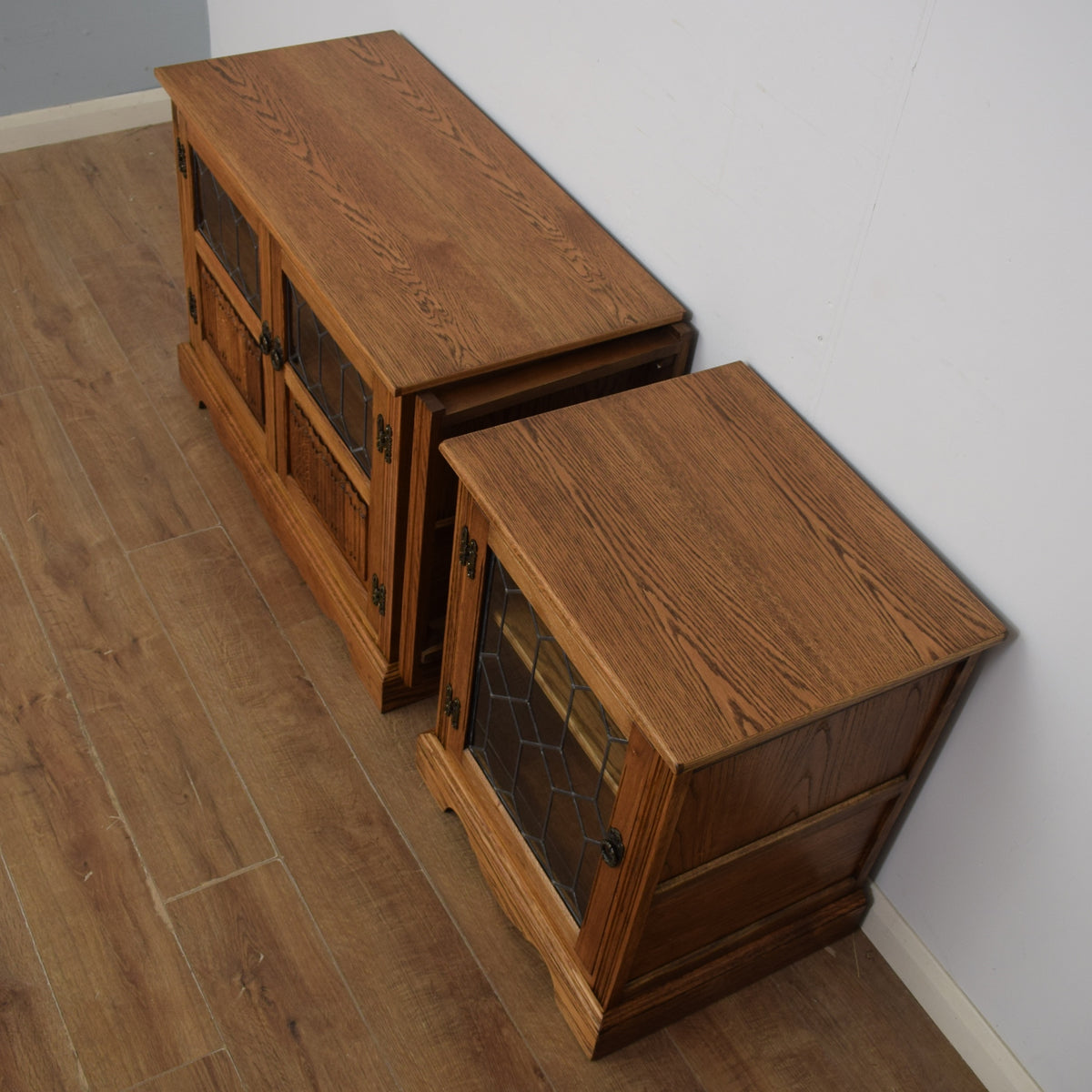 Restored Old Charm Media Cabinet