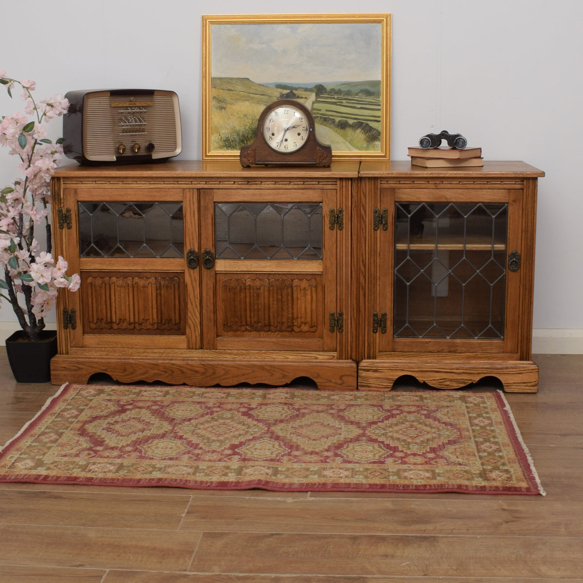 Restored Old Charm Media Cabinet