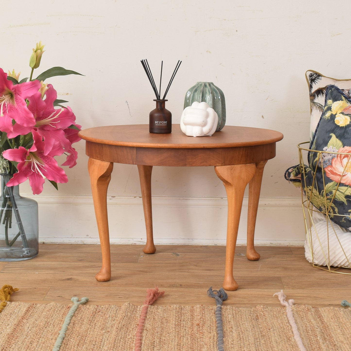 Mahogany Veneer Coffee Table