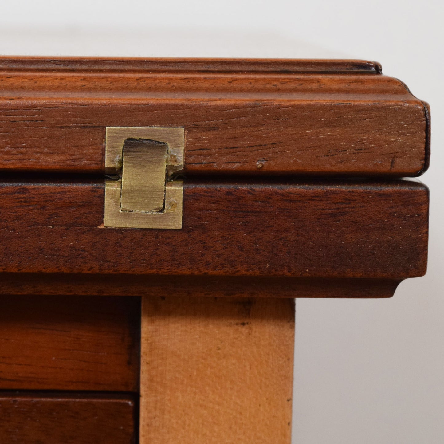 Mahogany Fold-Out Bridge Table