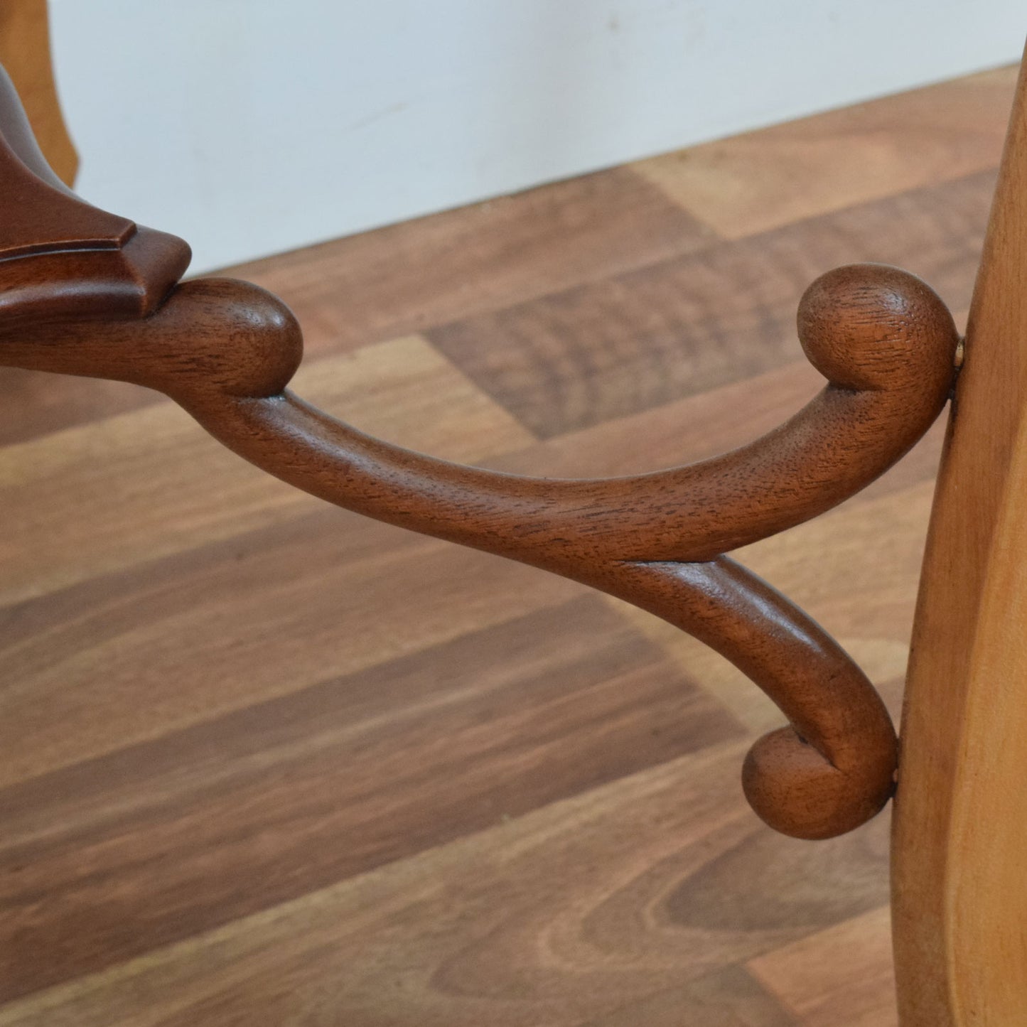 Mahogany Fold-Out Bridge Table