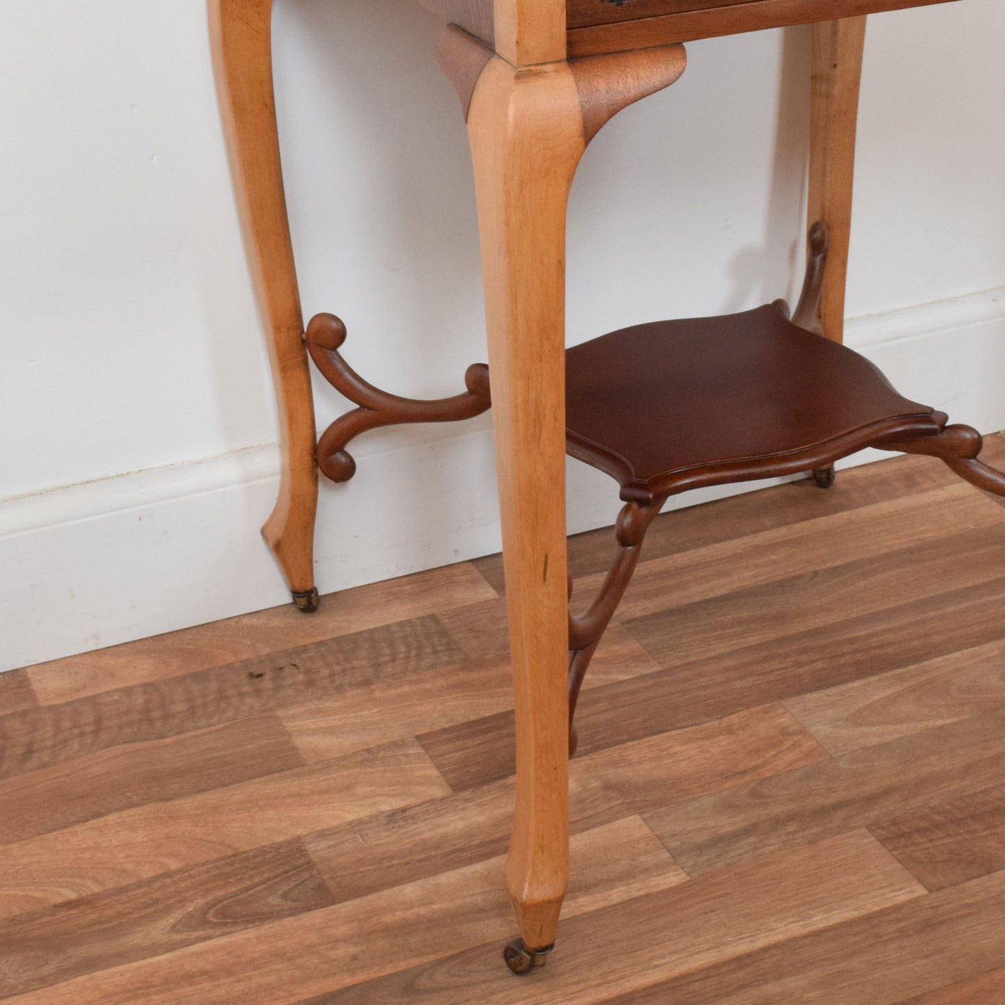 Mahogany Fold-Out Bridge Table