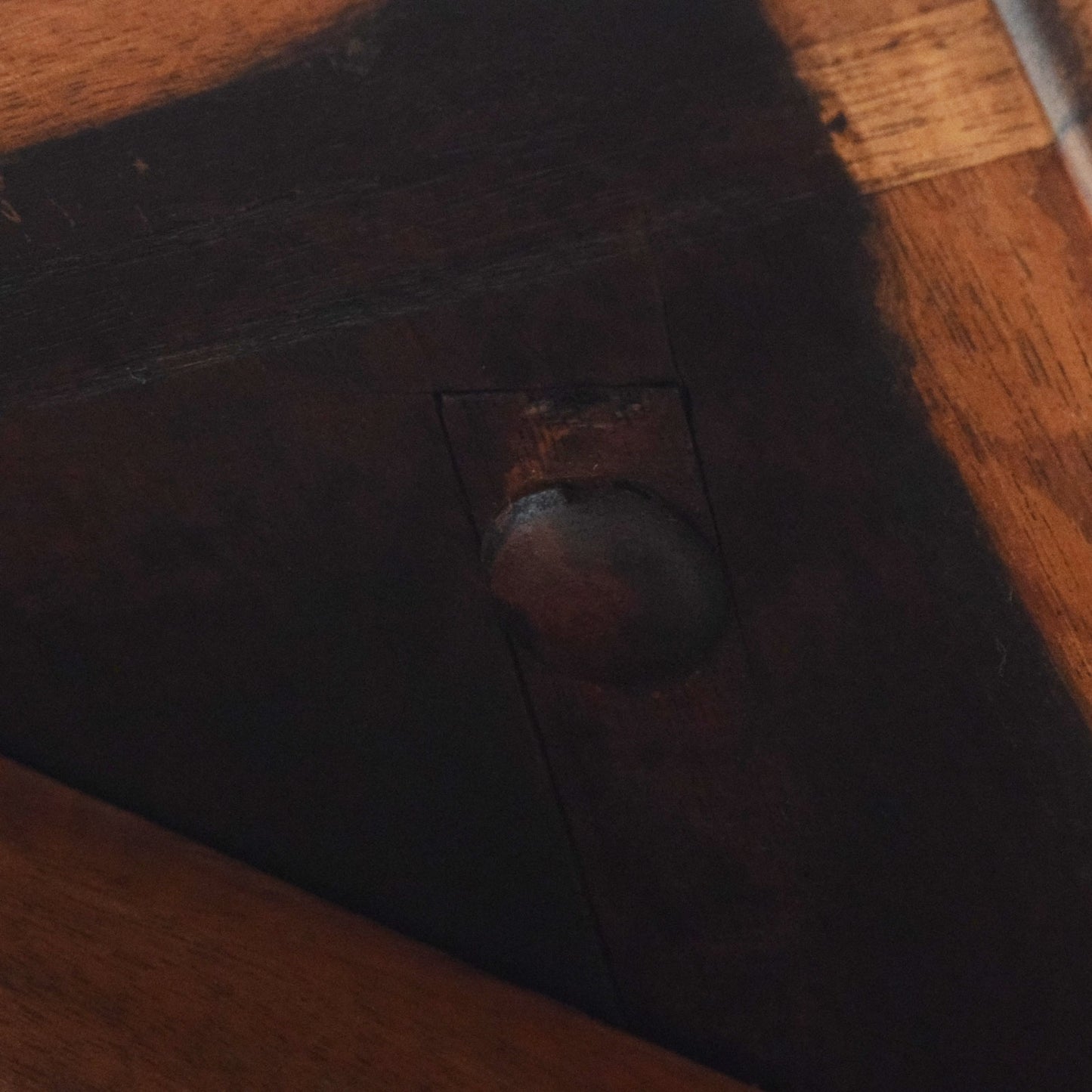 Mahogany Fold-Out Bridge Table