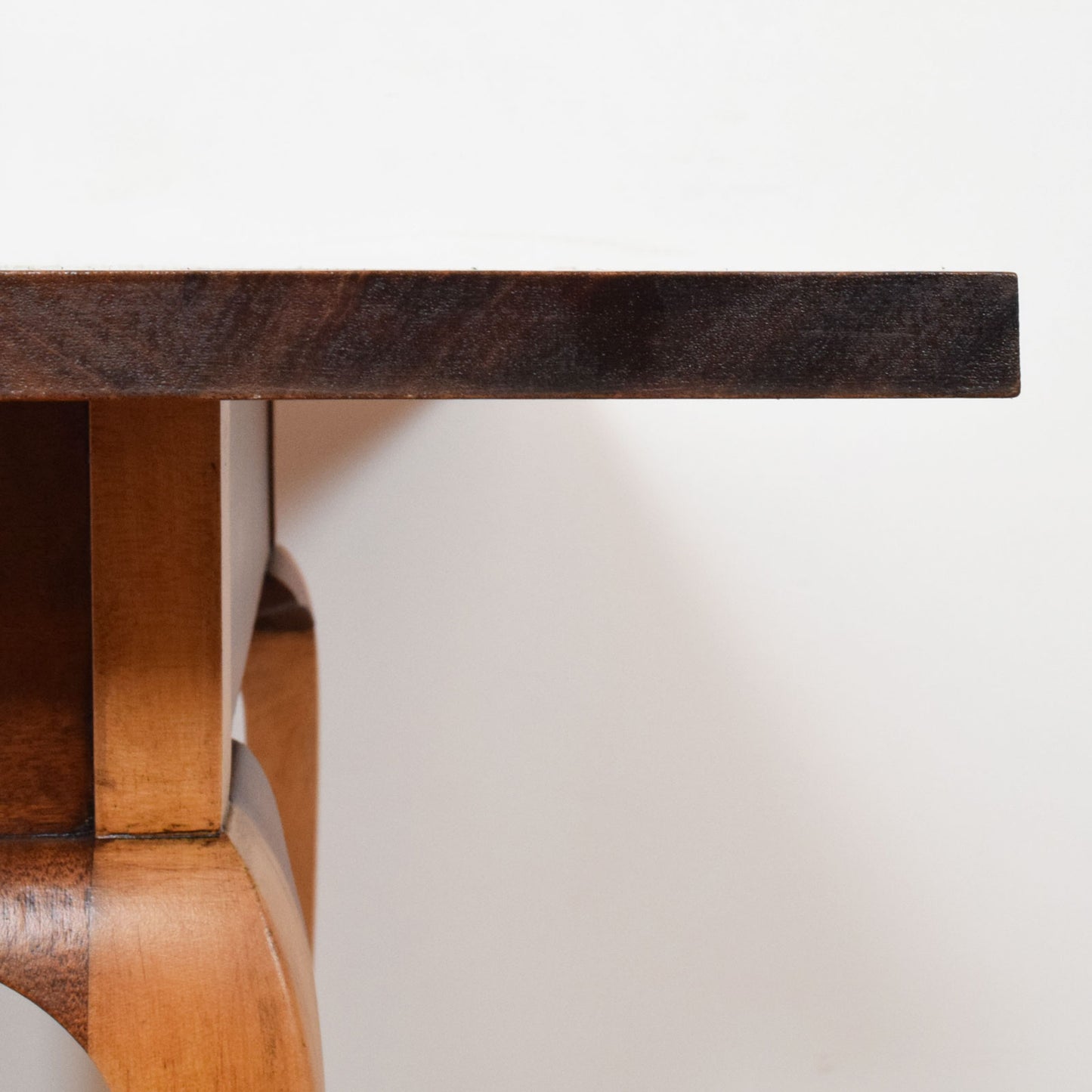 Mahogany Fold-Out Bridge Table