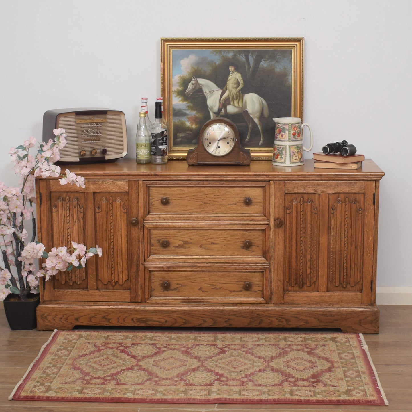 Restored Oak Sideboard