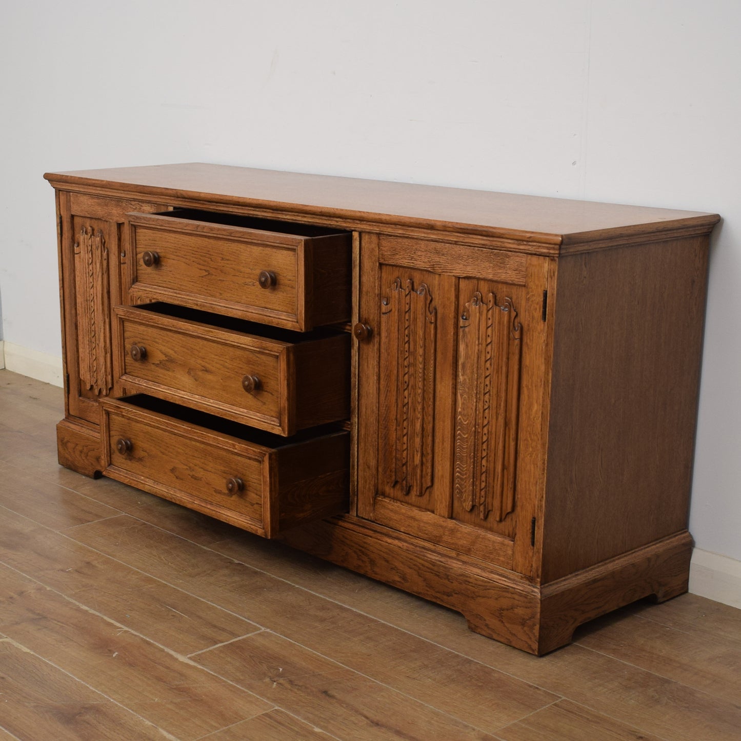 Restored Oak Sideboard
