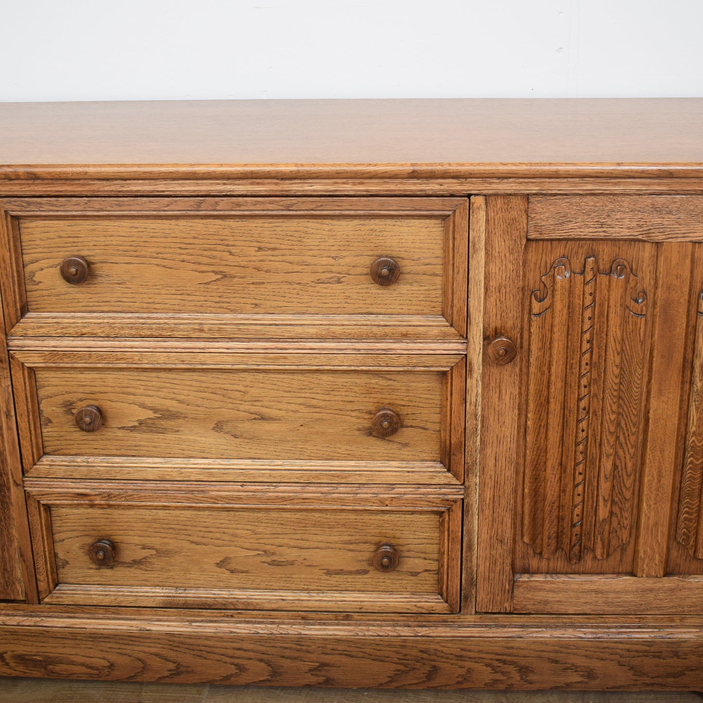 Restored Oak Sideboard