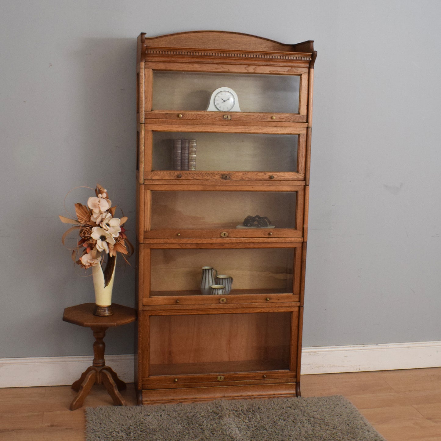 Lebus Oak Barristers Bookcase