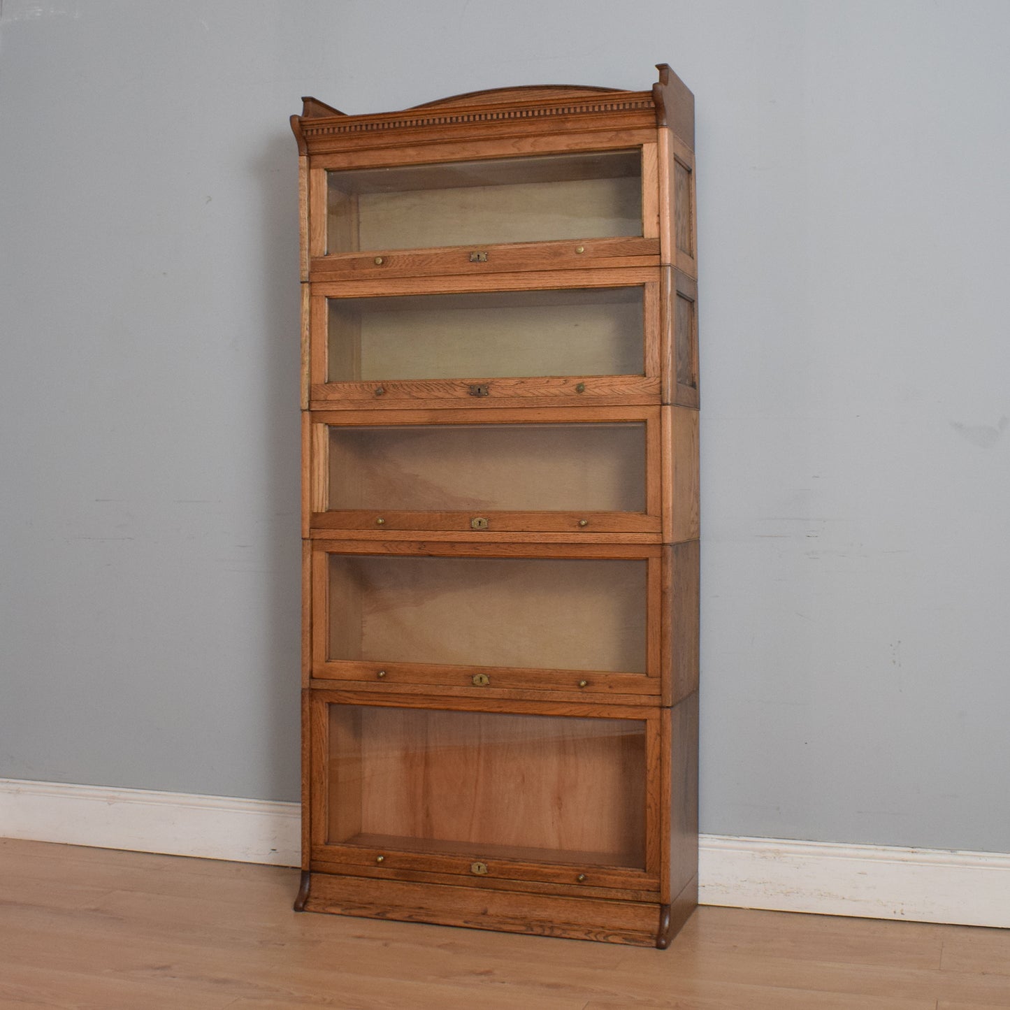 Lebus Oak Barristers Bookcase