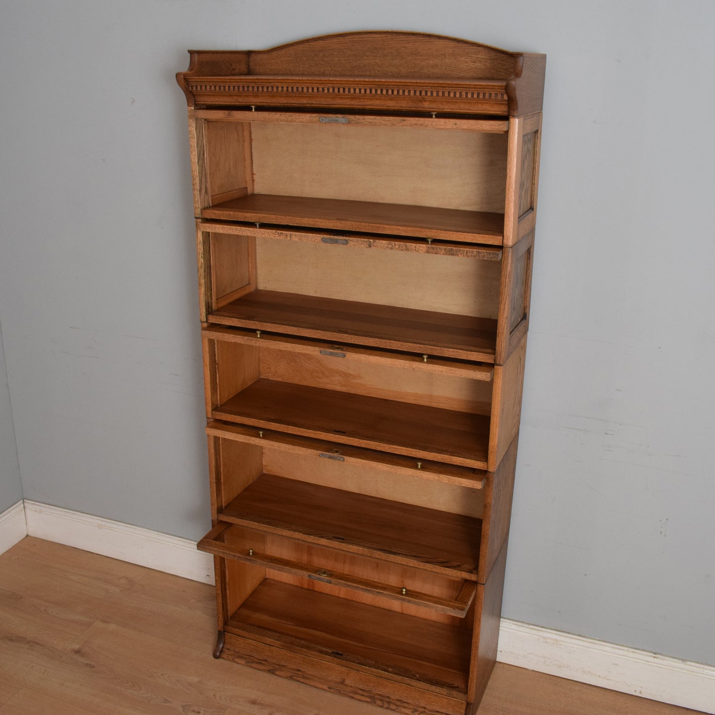 Lebus Oak Barristers Bookcase