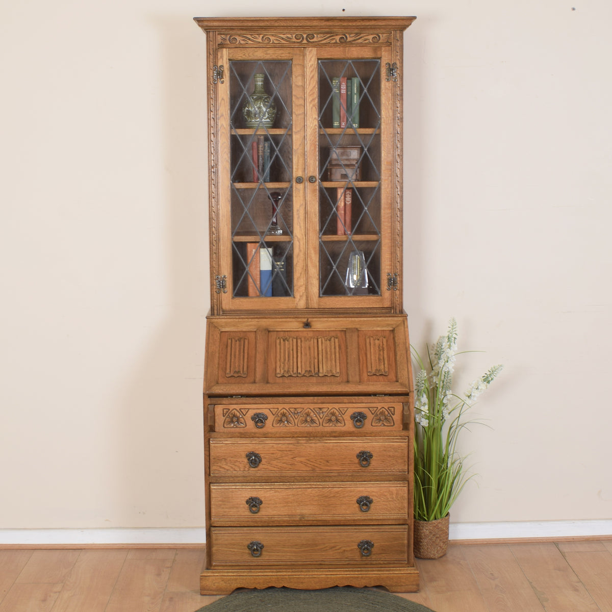 Old Charm Bureau-Bookcase