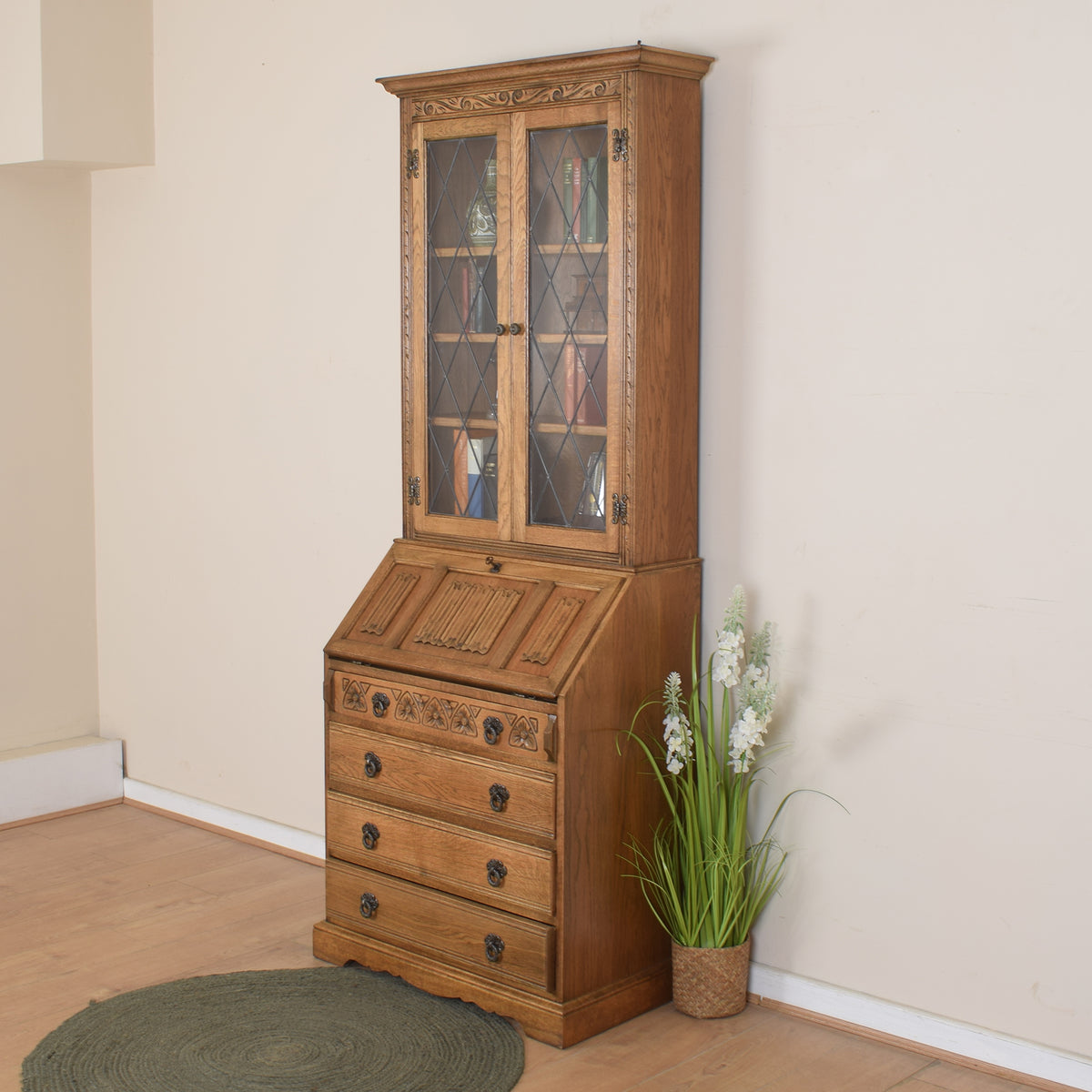 Old Charm Bureau-Bookcase