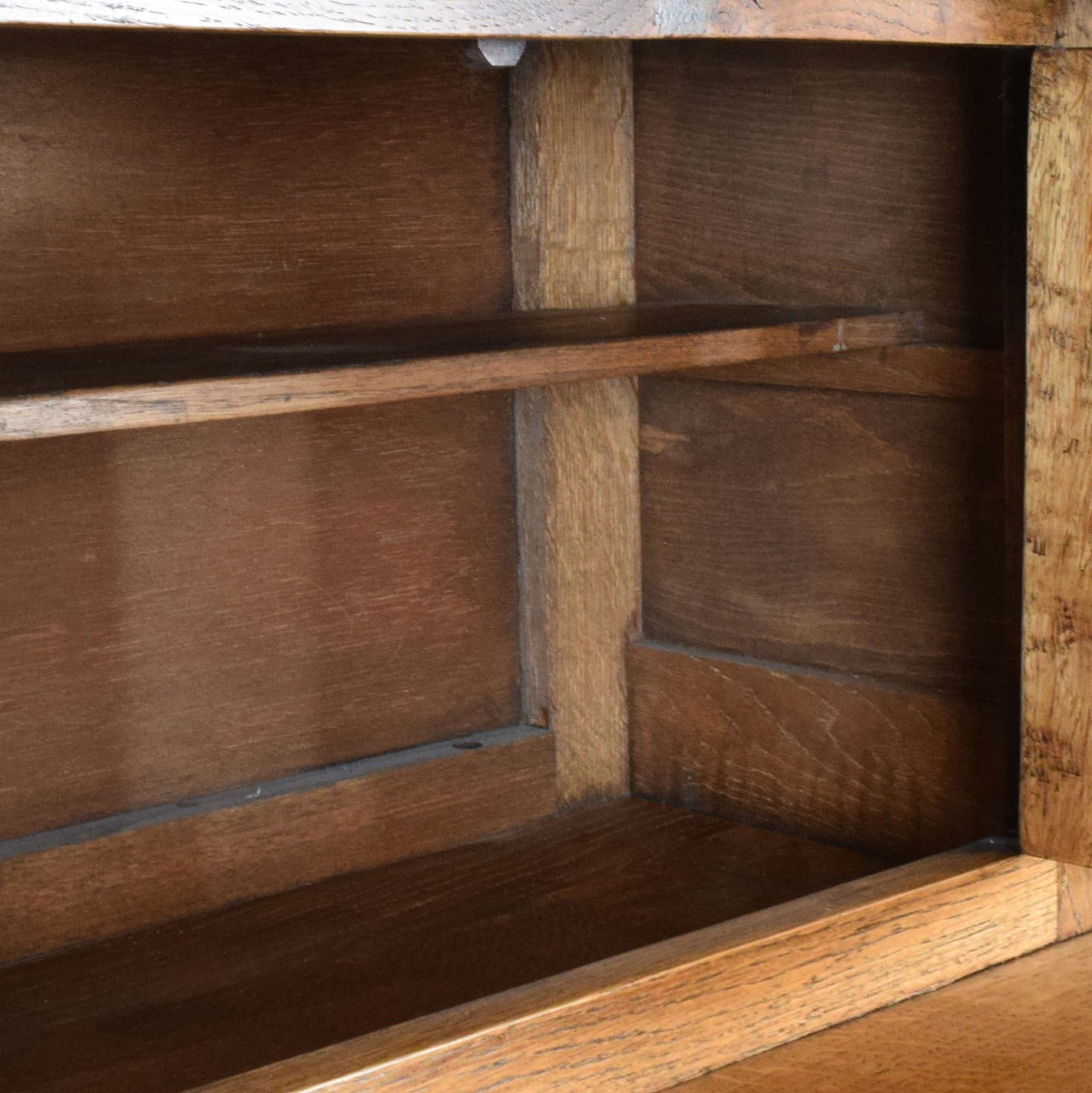 Carved Oak Court Cabinet