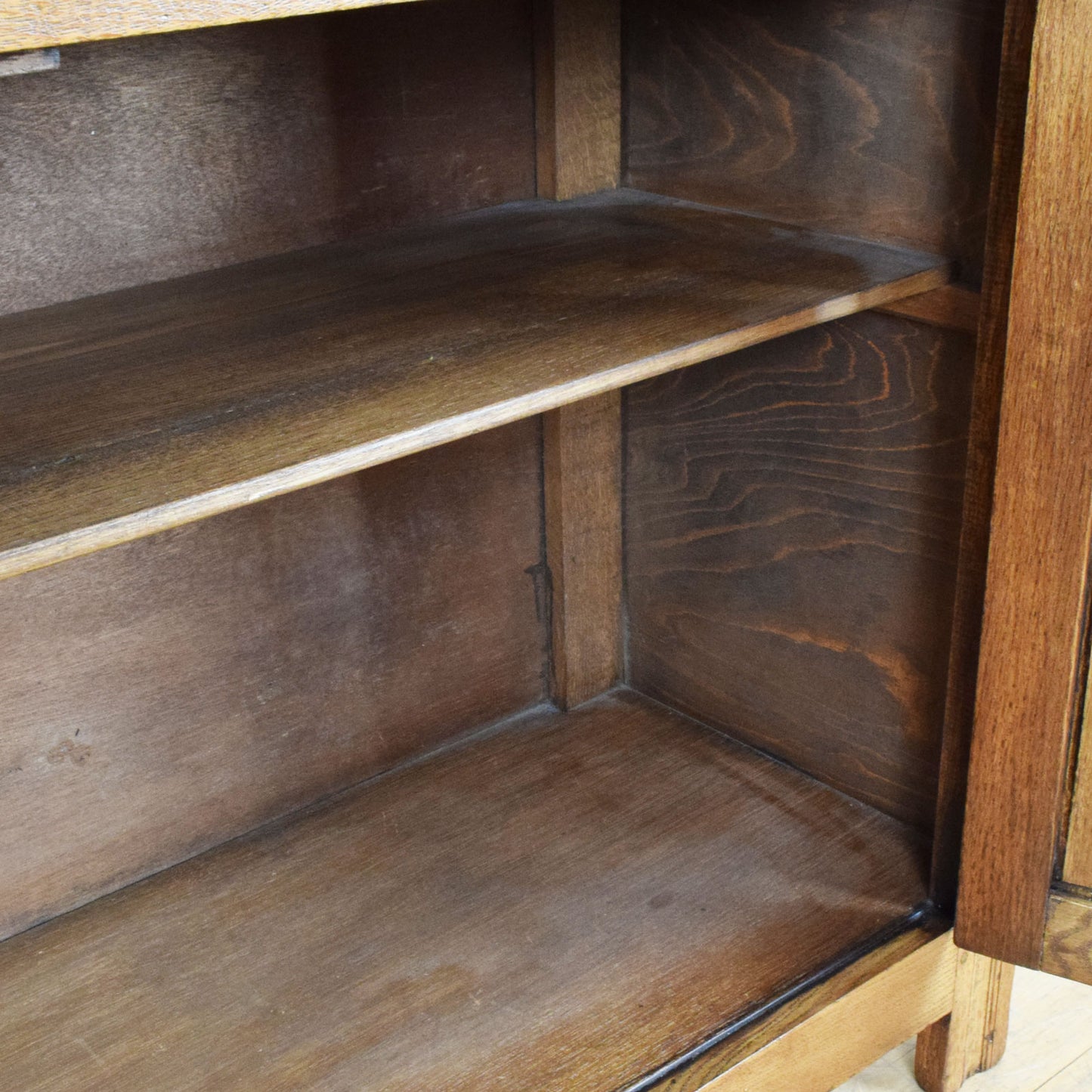 Carved Oak Court Cabinet