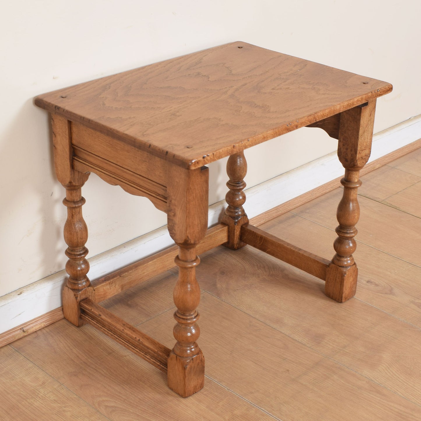 Solid Oak Nest Of Tables