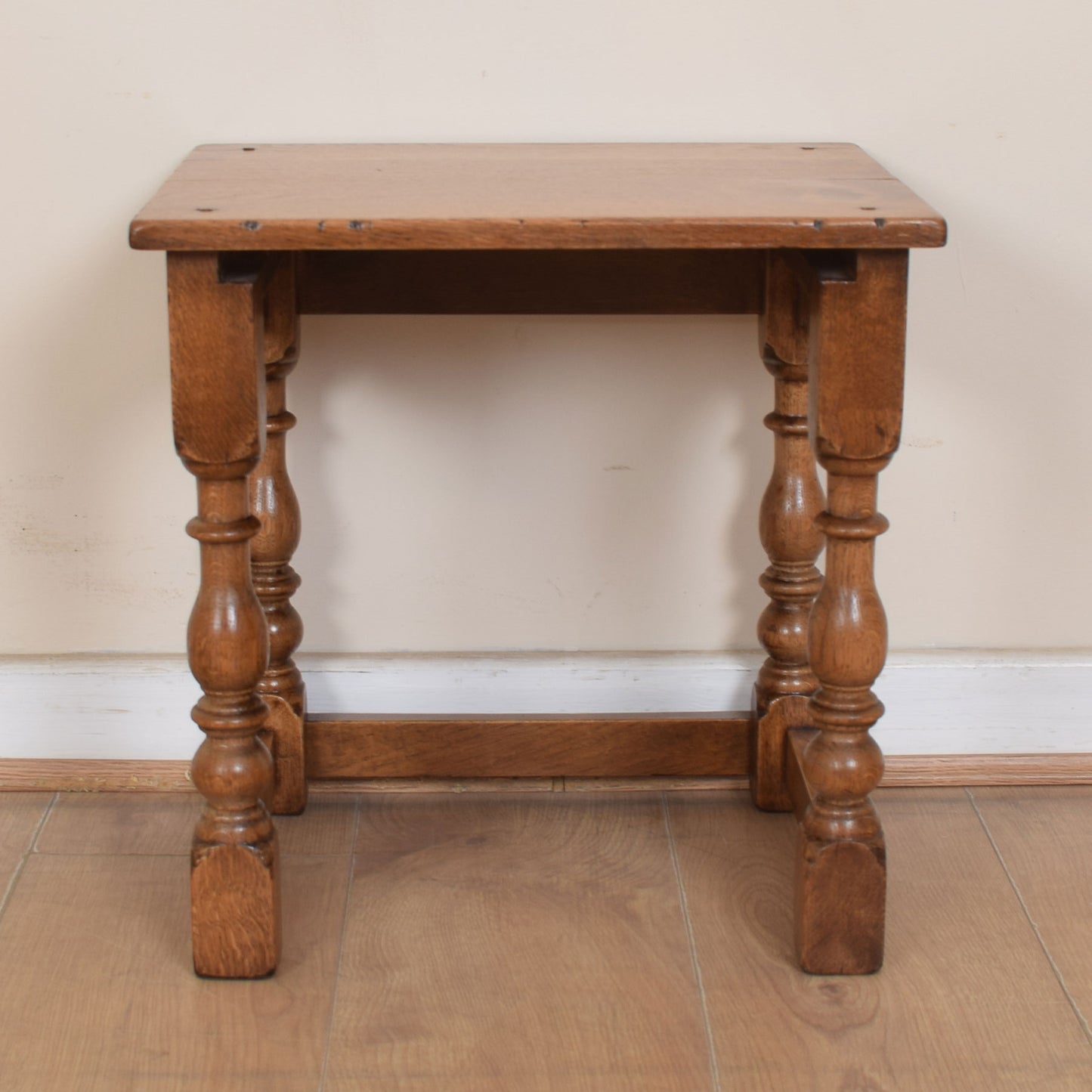 Solid Oak Nest Of Tables