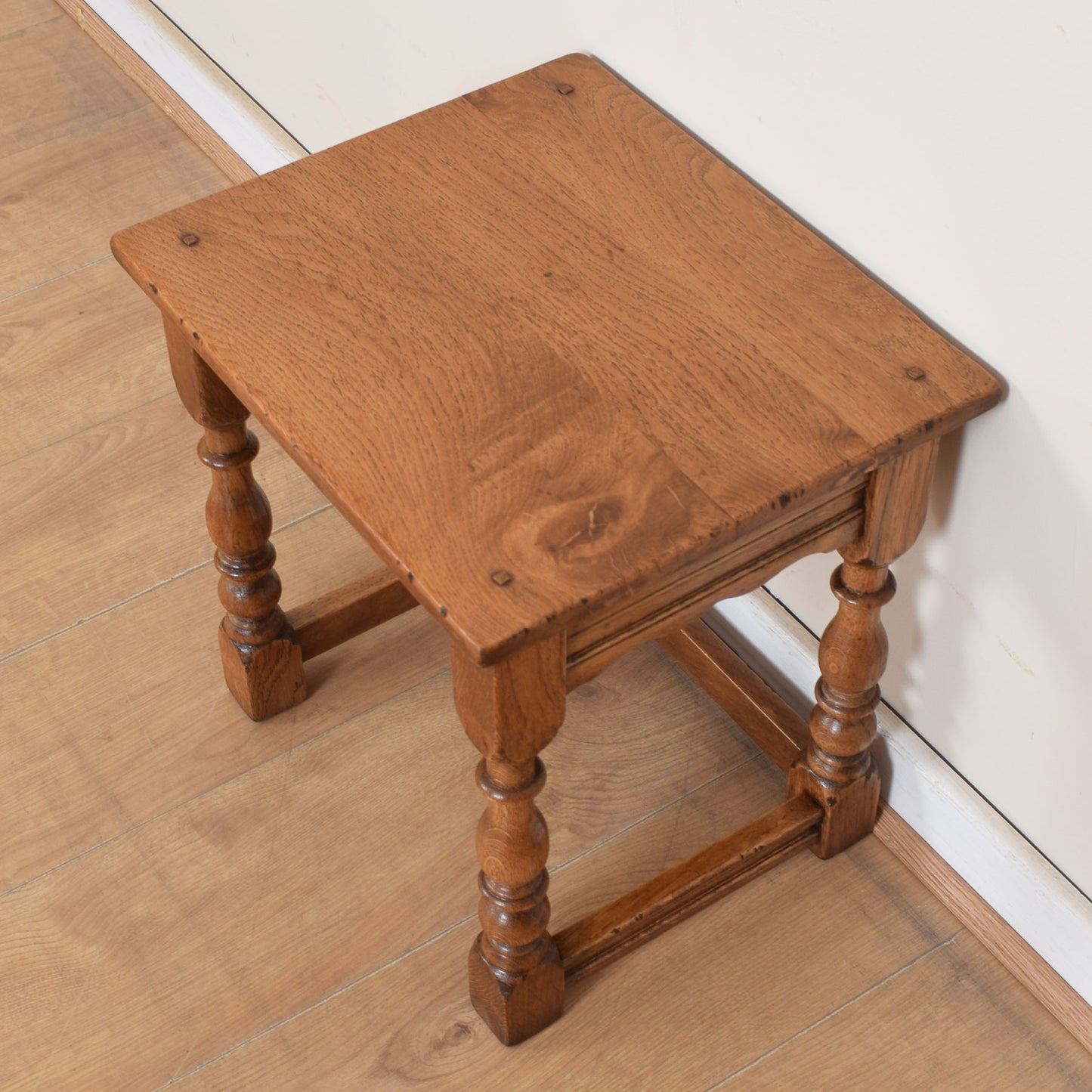 Solid Oak Nest Of Tables