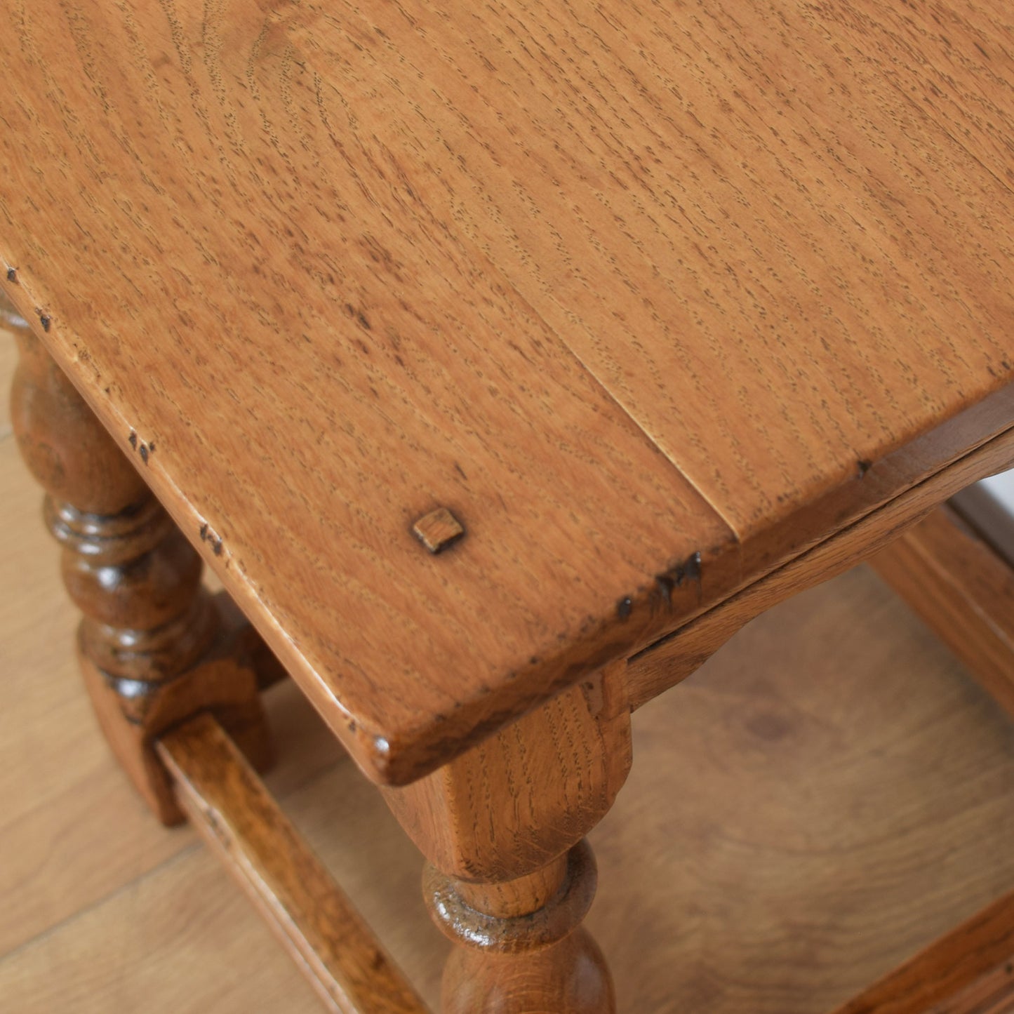 Solid Oak Nest Of Tables