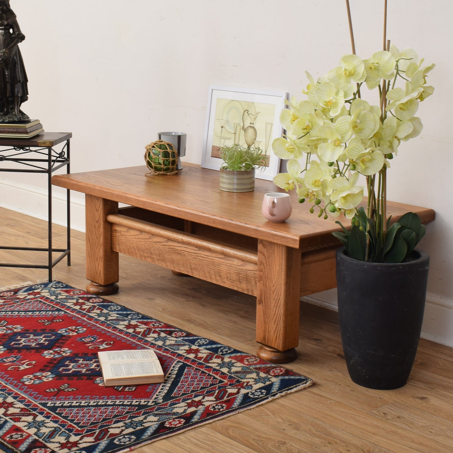 Solid Oak Coffee Table