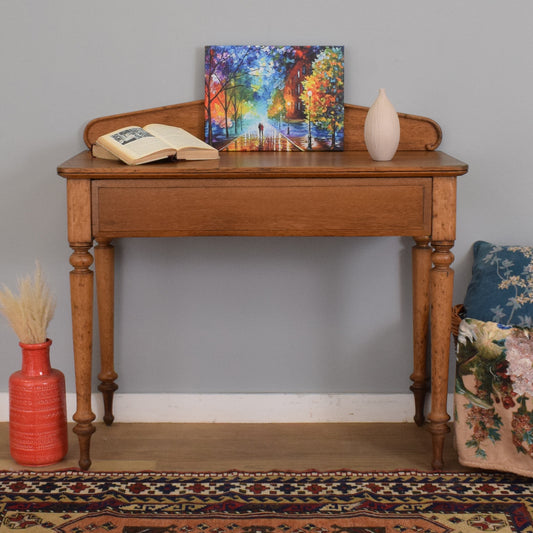 Rustic Oak Console Table
