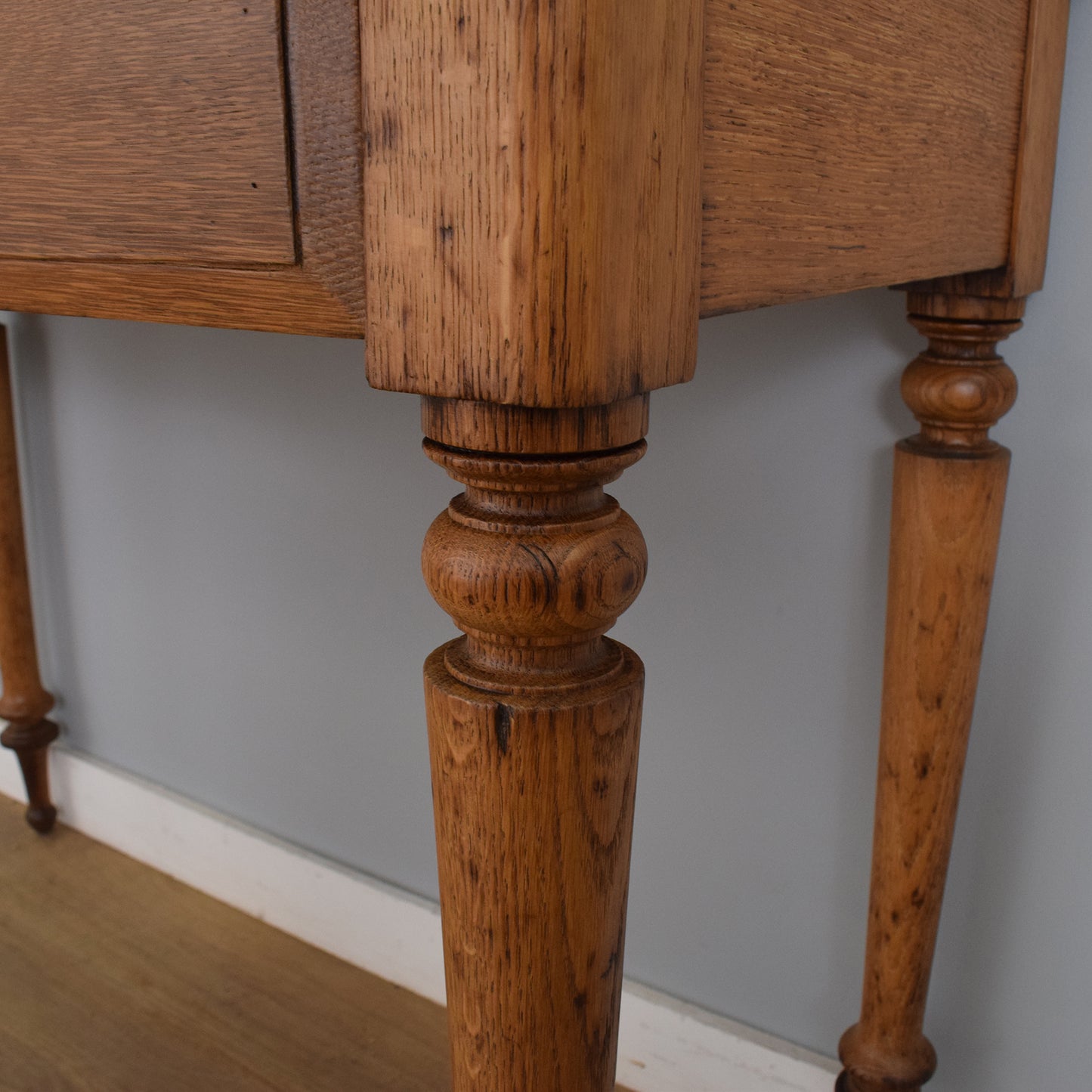 Rustic Oak Console Table