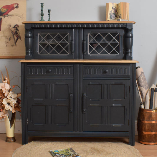 Painted Glazed Court Cabinet