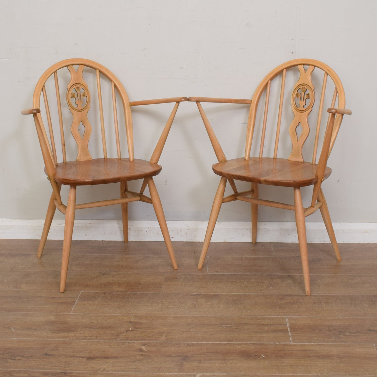 Restored Ercol Table and Six Chairs