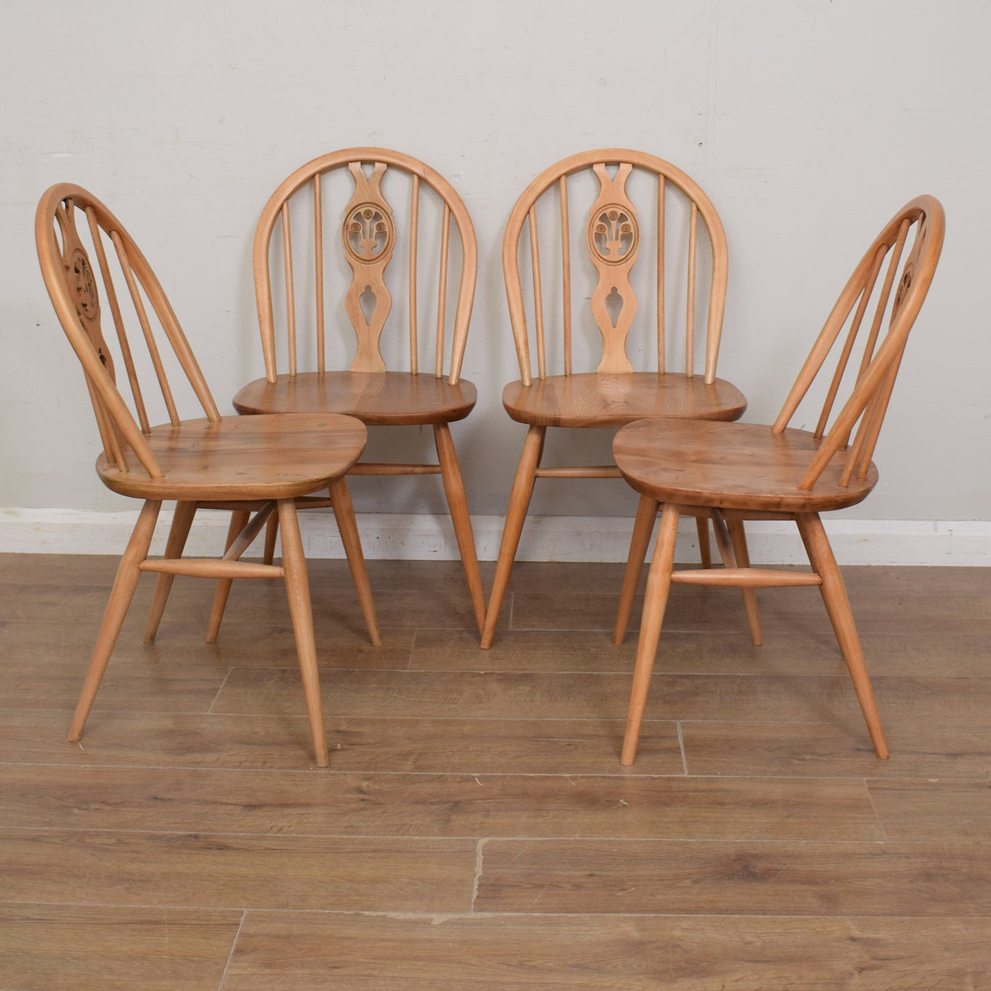 Restored Ercol Table and Six Chairs