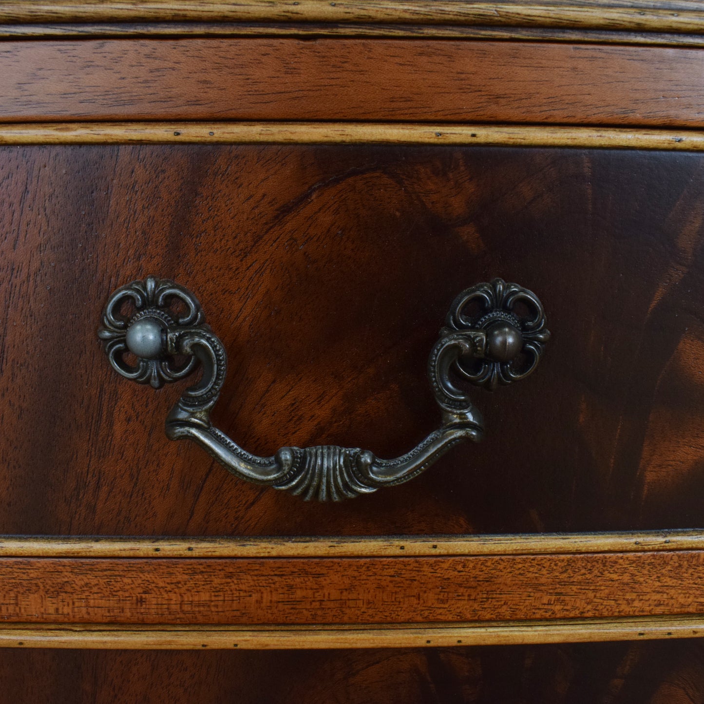 Leather-Top Pedestal Desk