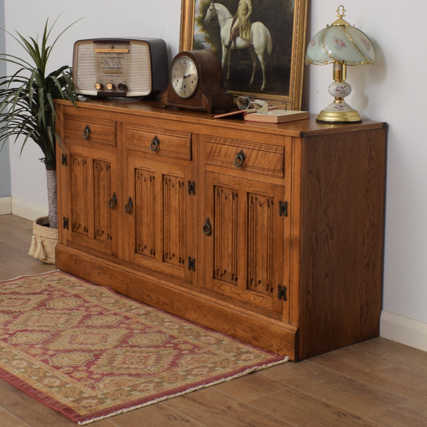 Restored Oak Sideboard