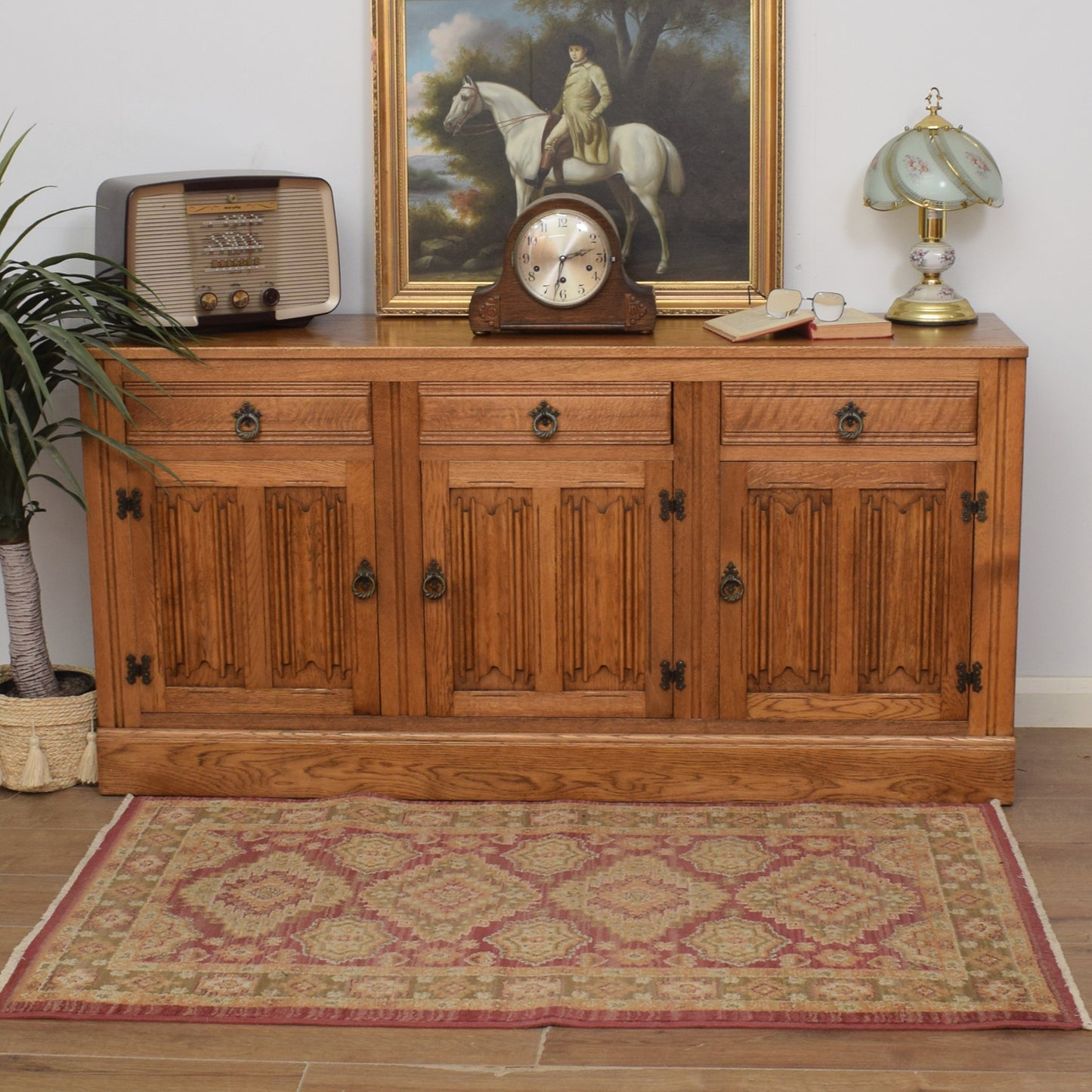 Restored Oak Sideboard
