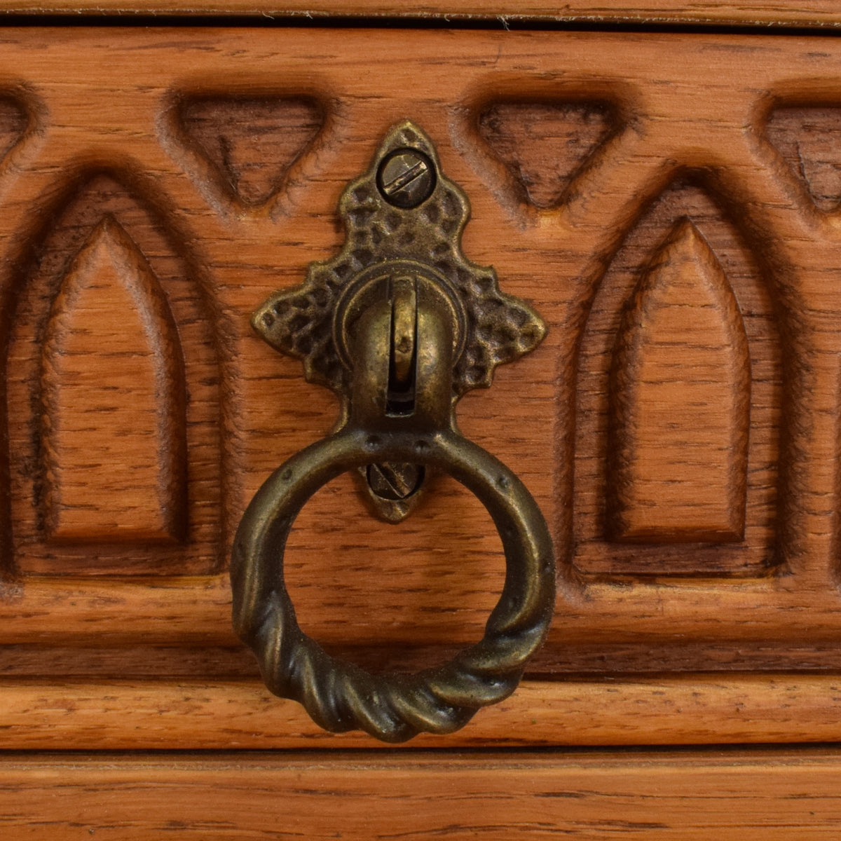 Lead-Glazed Bureau Bookcase