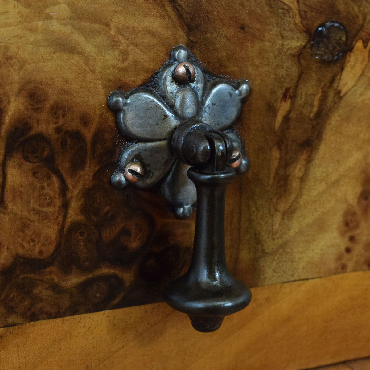 Carved Walnut Chest of Drawers