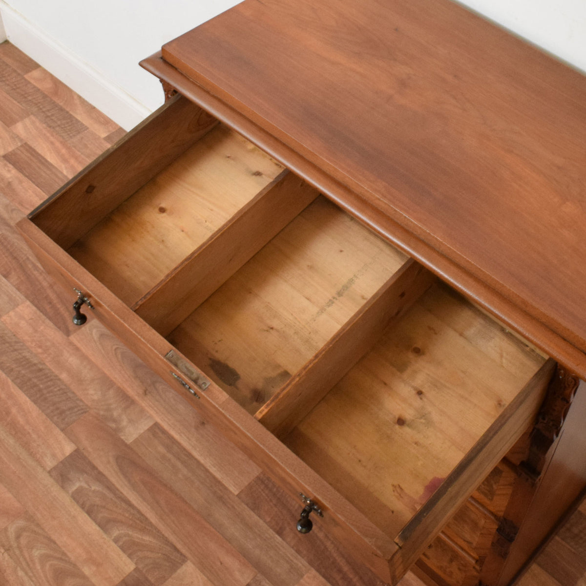 Carved Walnut Chest of Drawers