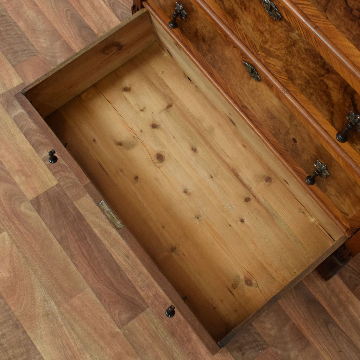 Carved Walnut Chest of Drawers