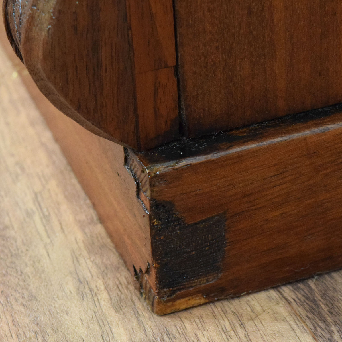 Carved Walnut Chest of Drawers