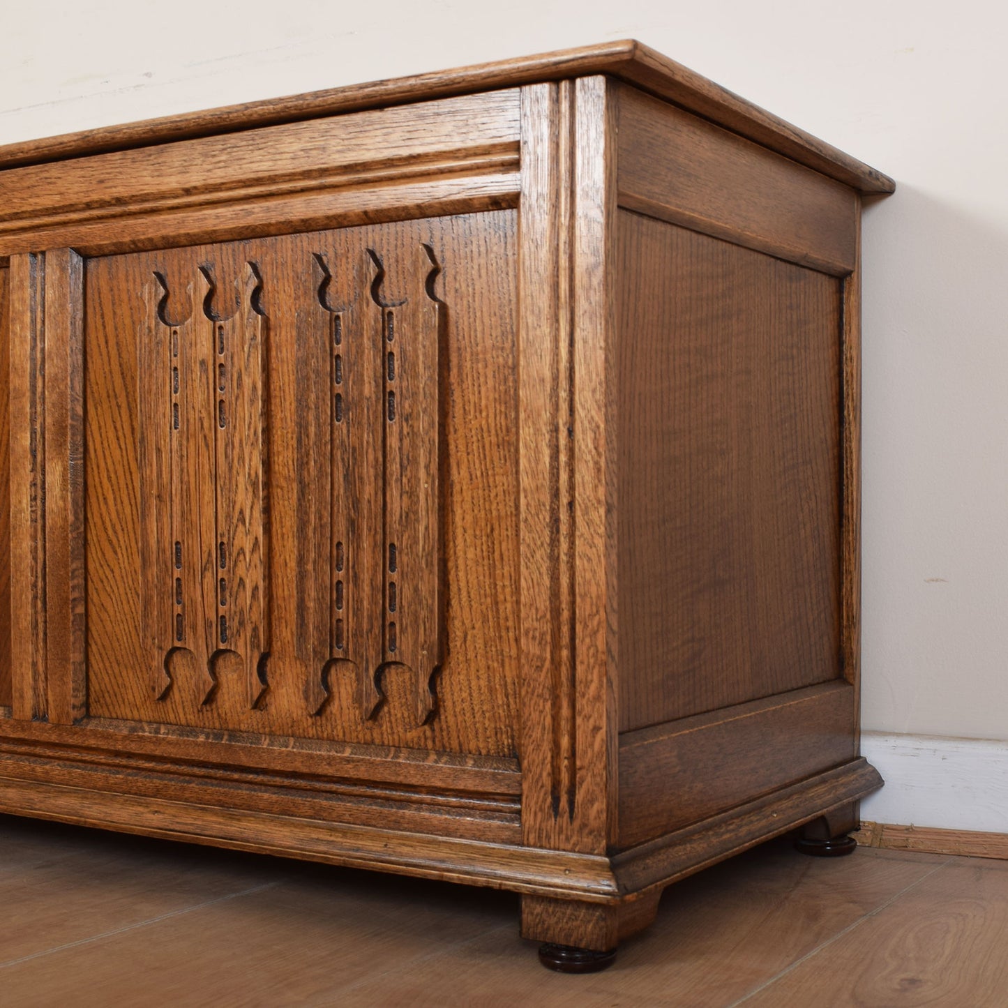 Oak Blanket Box