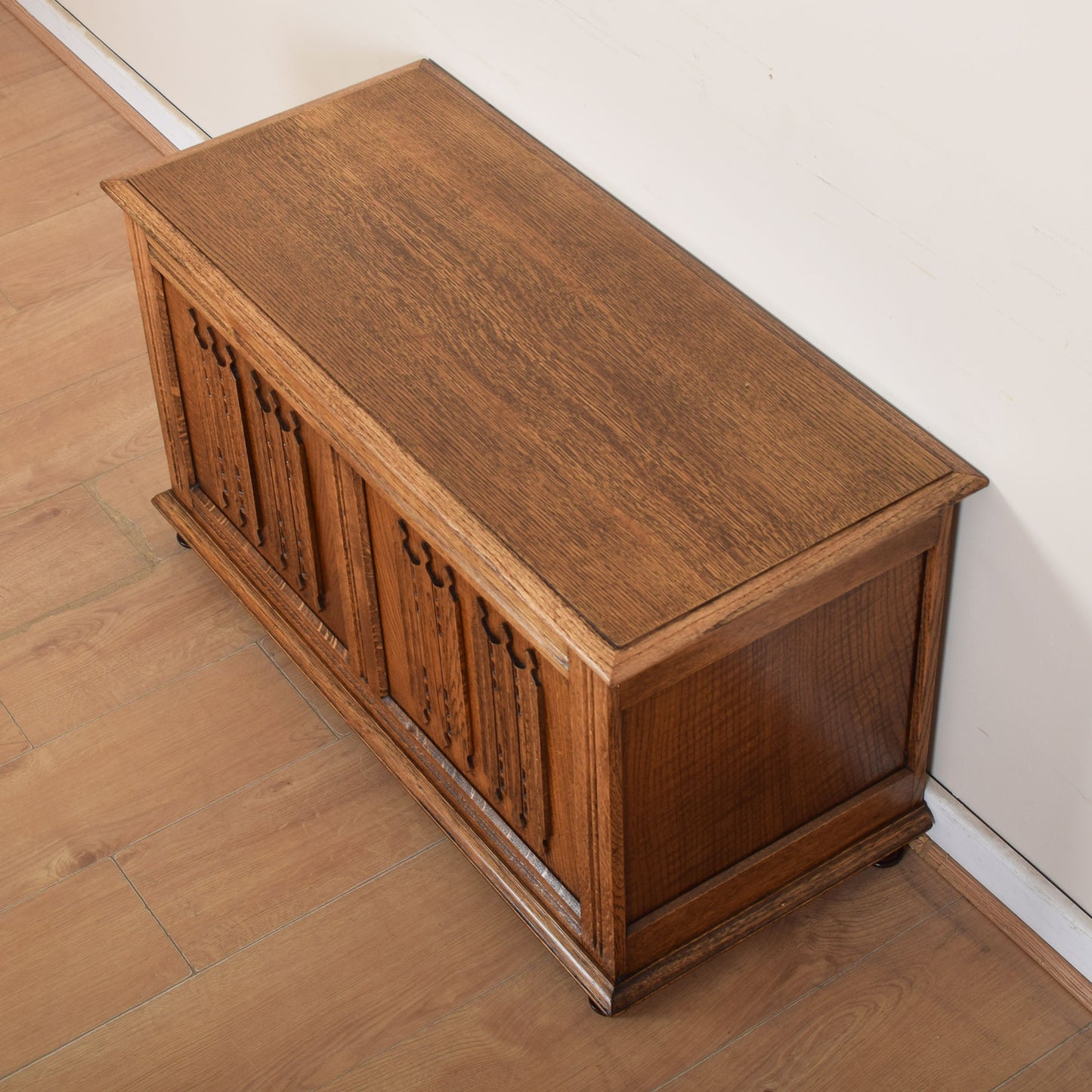 Oak Blanket Box