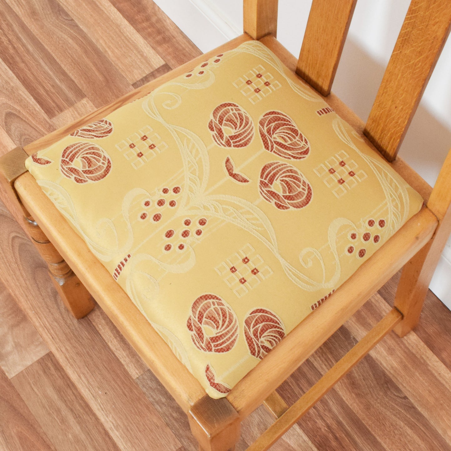 Restored Oak Table and Two Chairs
