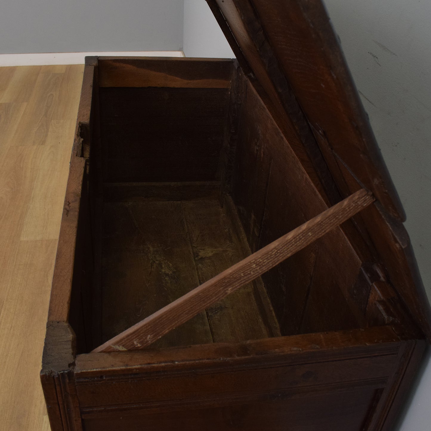 Solid Oak Antique Coffer