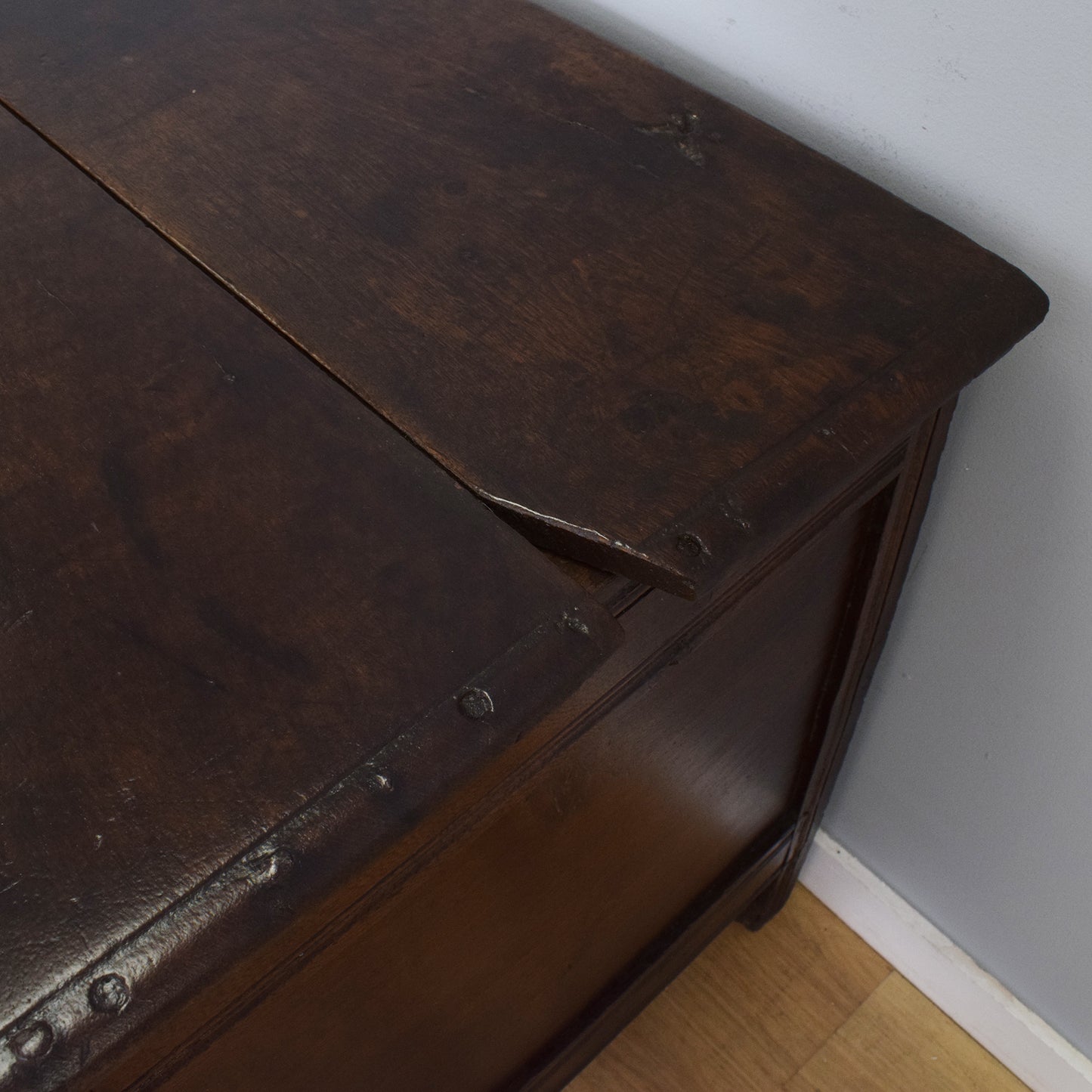 Solid Oak Antique Coffer