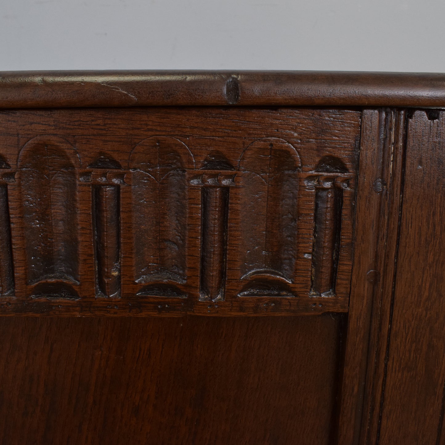 Solid Oak Antique Coffer