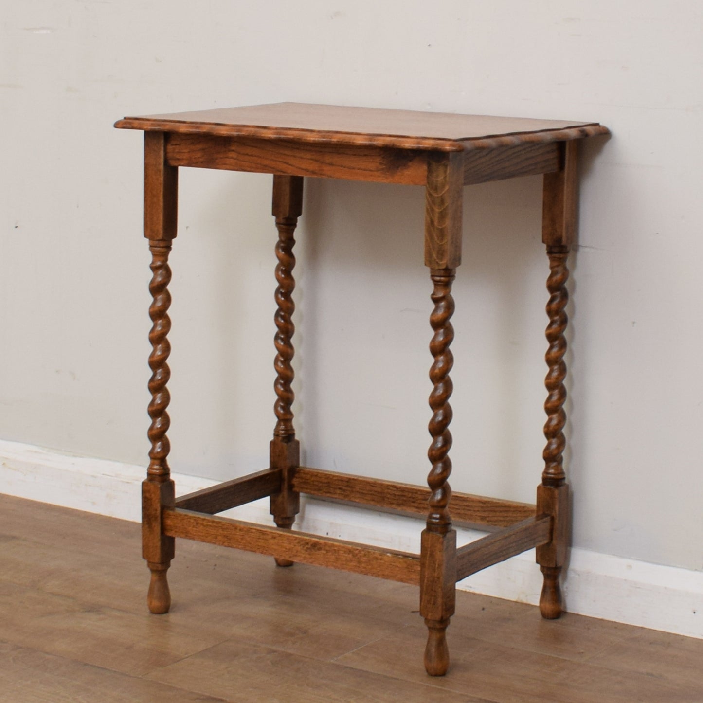 Restored Barley Twist Side Table