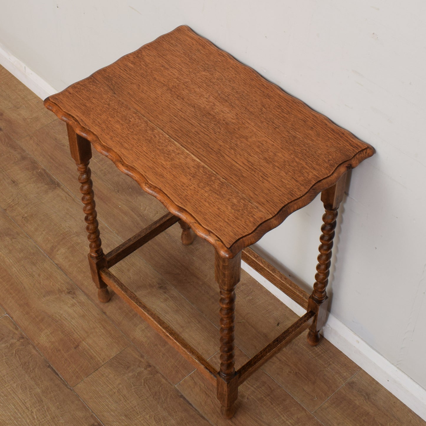 Restored Barley Twist Side Table